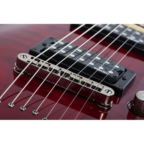 Guitarra Eléctrica Schecter Omen Extreme-7 Caoba Humbucker Black Cherry