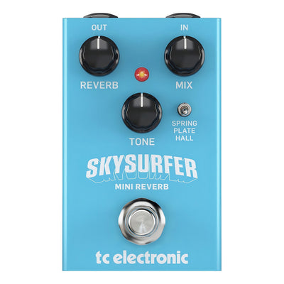 Tc Electronic Skysurfer Mini Reverb Pedal Efecto Para Guitarra Color Azul