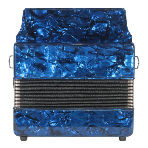 Acordeón Azul De 31 Botones Tono De Fa Moretti Turin Fbbeb