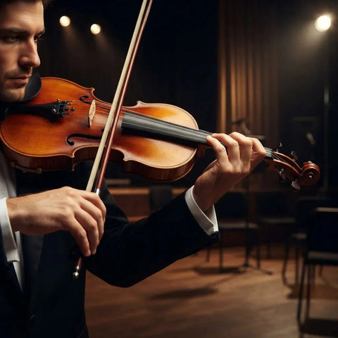 Gewa Ps401611 Violín 4/4 Con Arco Estuche Delux Brea Color Madera