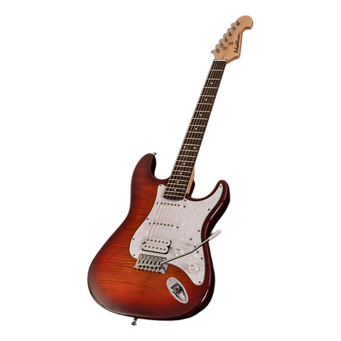 Guitarra Eléctrica Washburn Strato Sdfsb-u Sunburst Diestro Naranja Claro Maple