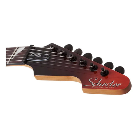 Guitarra Eléctrica Schecter Avenger Standard Blood Burst Color Rojo Material Del Diapasón Palo De Rosa Orientación De La Mano Diestro