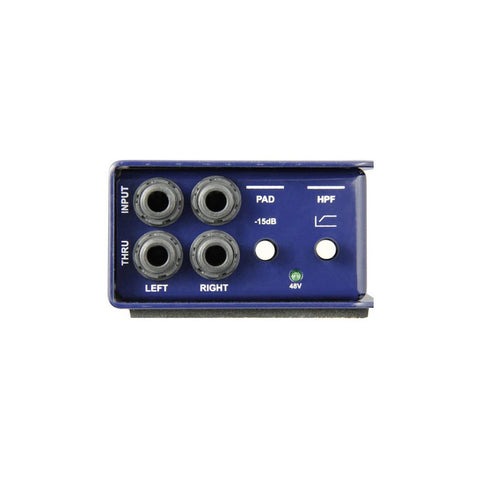 Caja Directa Activa Radial J48 Stereo 2 Canales Con Alimentación Phantom