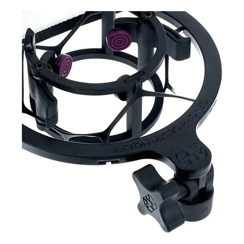 Soporte Para Micrófono Aston Swift Negro, Con Suspensión Universal Antivibración