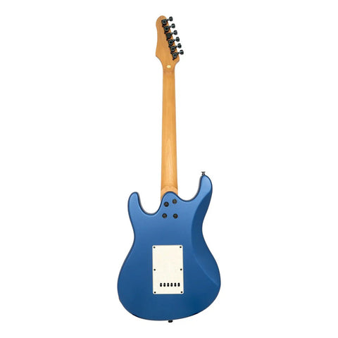 Guitarra Eléctrica Mars Modelo Metallic Finished Azul Material Del Diapasón Palisandro Orientación De La Mano Diestro Palo De Rosa