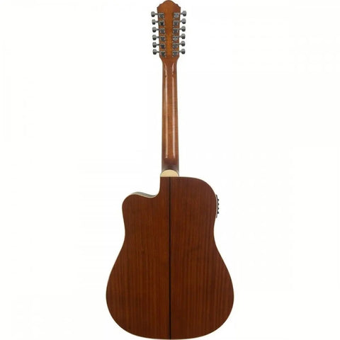 Guitarra Electroacústica 12 Cuerdas Oscar Schmidt Od312ce Tobacco Sunburst Diestro