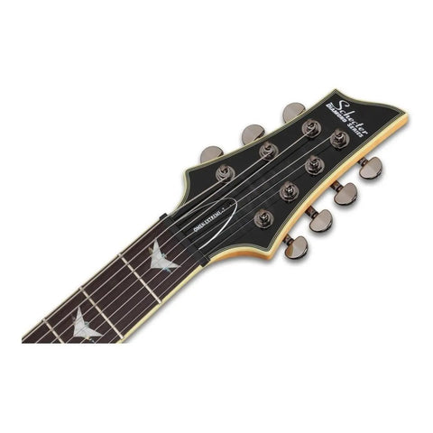 Guitarra Eléctrica Schecter Omen Extreme-7 See-thru Black Diestro See-thru Black Palo De Rosa