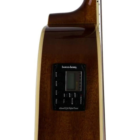 Guitarra Electroacústica Zurda Oscar Schmidt Od312celh Natural Zurdo Caoba