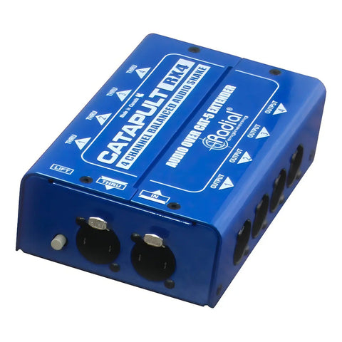 Receptor Splitter Radial Rx4 Audio 4x2 Salidas Xlr Cat5 Cat6