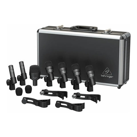 Set De 7 Micrófonos Para Batería Behringer Bc1200 Negro