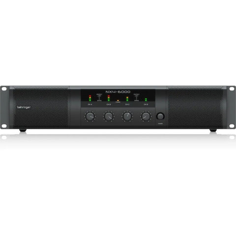Amplificador Behringer Poder Nx4-6000 De 4 Canales 6000w Jacks Xlr
