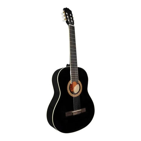 Guitarra Electroacustica Caja Clasica La Sevillana A2e-bk Negro