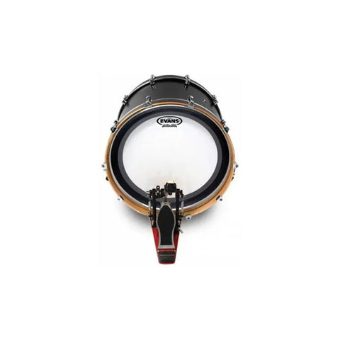 Evans Bd20emadcw Parche Golpe Bombo 20 Pulgadas Emad Coated Blanco/negro