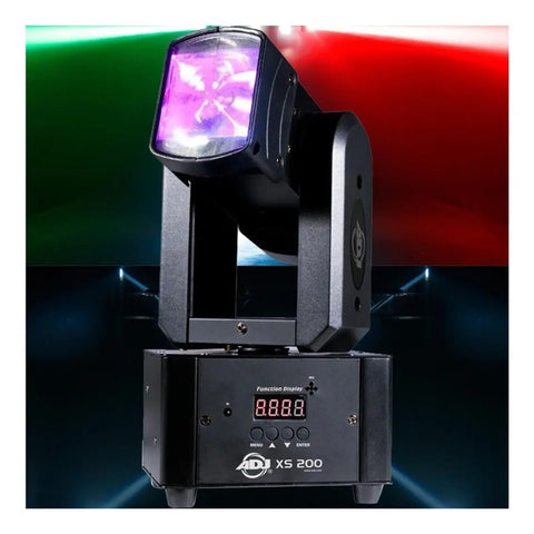 Luz De Escenario Led Cabezal Móvil Adj Xs 200 Luces Color Rgbw