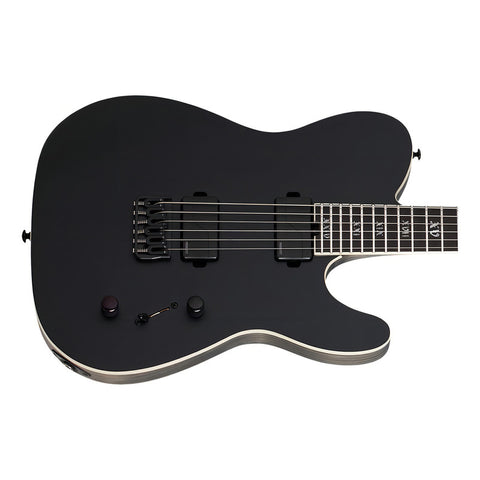 Guitarra Eléctrica Schecter Pt Sls Elite Fresno Ébano Satin Black Humbucker