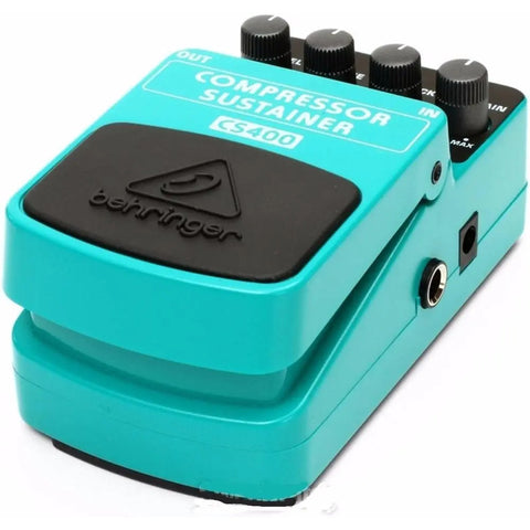 Pedal Compresor Dinámico P/ Guitarra, Behringer Cs-400 Verde Claro