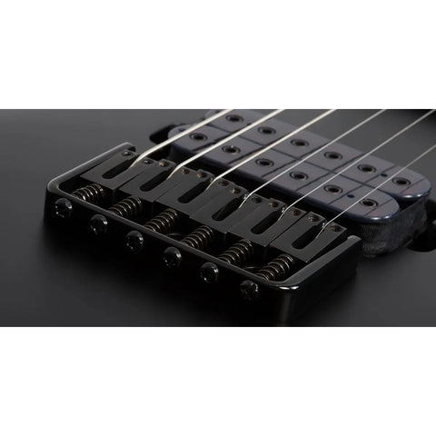 Guitarra Eléctrica Schecter Damien-6 Negro Satinado Color Satin Black Material Del Diapasón Rosewood Orientación De La Mano Diestro Palo De Rosa