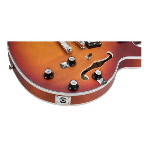 Guitarra Eléctrica 6 Cuerdas Mars Les Paul Jazz Satin Snbs Color Marrón Material Del Diapasón Palisandro Orientación De La Mano Diestro Palo De Rosa