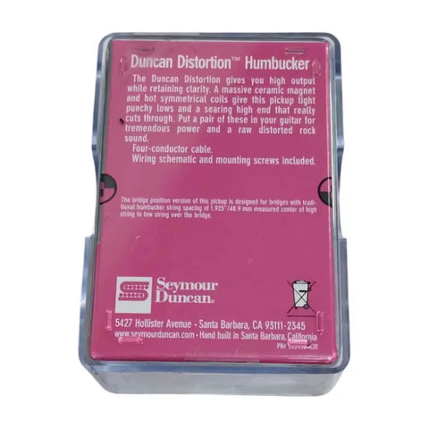 Pastilla Humbucker Seymour Duncan Sh-6 Bridge Para Guitarra