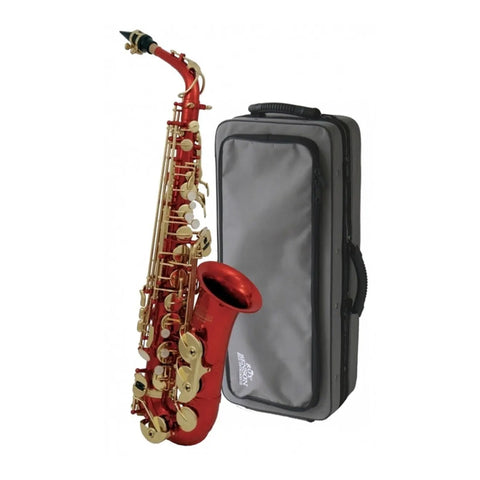 Saxofón Alto Tonalidad Eb Acabado Rojo Roy Benson As-202r Rojo