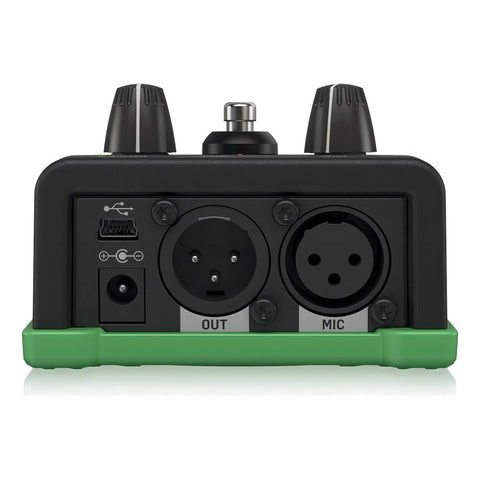 Pedal Tc Helicon Voicetone D1 Efecto Double Negro Para Micrófono