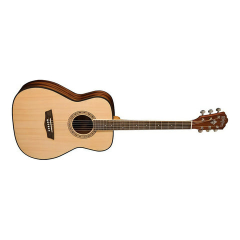Guitarra Acústica Folk Washburn Apprentice Af5k 6 Cuerdas Natural Caoba