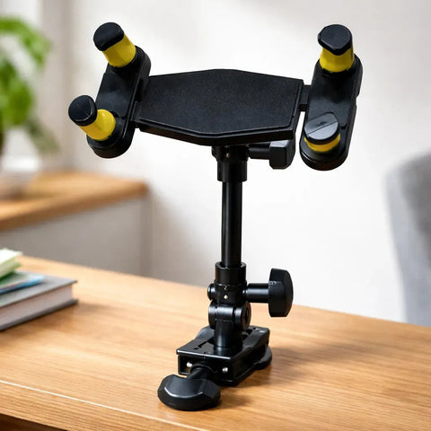 Soporte 2 En 1 Para Tablet Y Teléfono Hercules Dg307b Negro