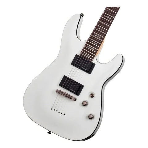 Guitarra Eléctrica Schecter Demon Series Tilo Vintage White 6 Cuerdas Diestro Wengué