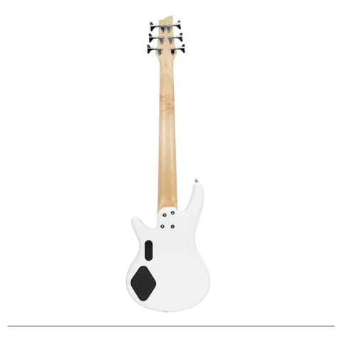 Bajo Eléctrico 6 Cuerdas Activo Mars Eb-6 Activo Blanco Diestro Blanco