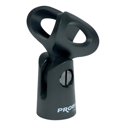 Soporte Para Microfono Clip De Abs 22-27 Mm, Proel Apm35s Negro