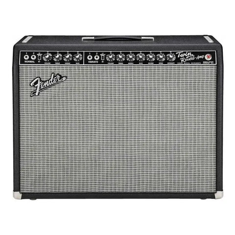 Amplificador Fender Vintage Reissue Series '65 Twin Reverb Valvular Para Guitarra De 85w Color Negro/plata