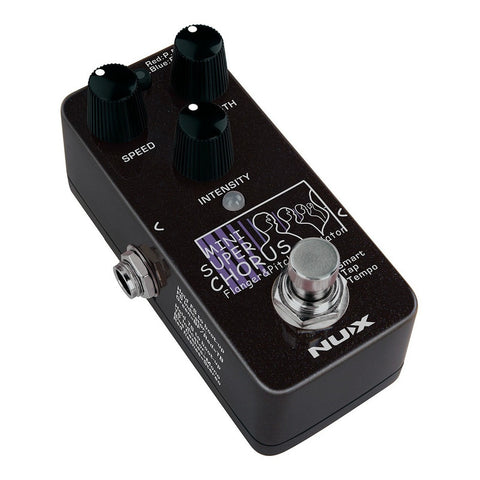 Mini Pedal Chorus Para Guitarra Nux Nch-5 Mini Super Chorus Marrón Oscuro