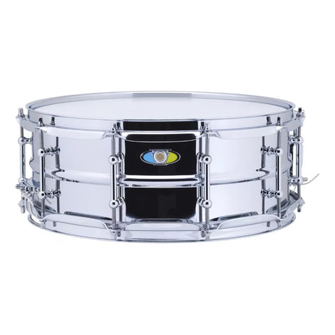 Tarola Ludwig Supralite Con Cuerpo De Acero En Medida 14x5.5 Casco Plateado