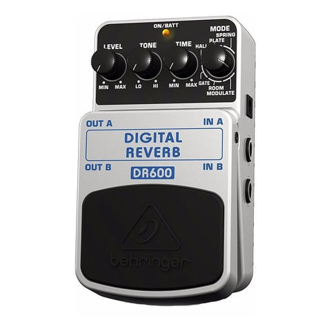 Behringer Dr-600 Pedal Digital Reverb Totalmente Gris