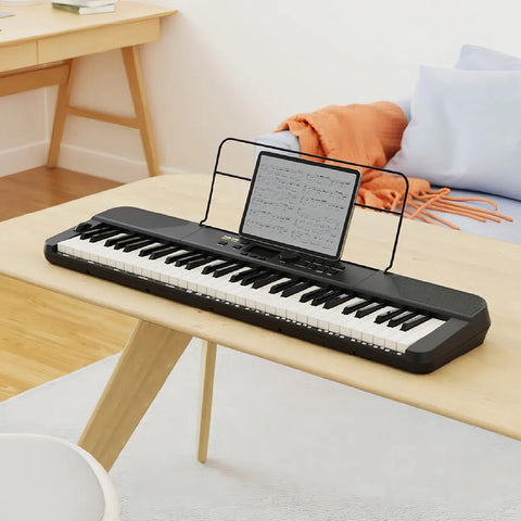 Teclado Nux Nek-100 61 Teclas Sensitivas Bluetooth Y Midi Negro