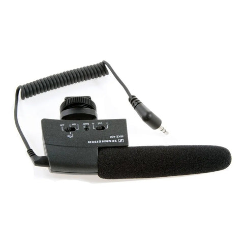 Micrófono Compacto P/ Video Cámara, Sennheiser Mke400 Negro