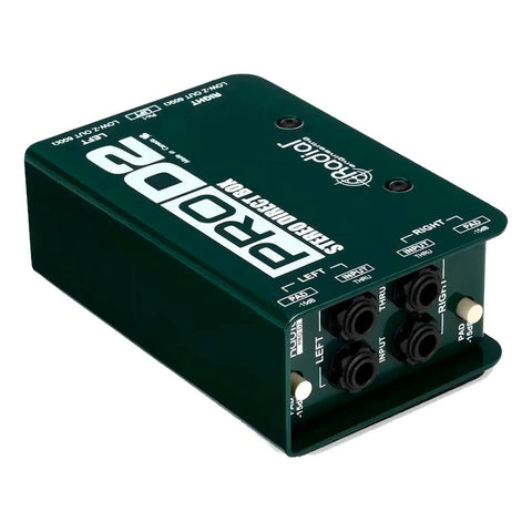 Caja Directa Pasiva 2 Canales Radial Prod2 Para Teclados E Instrumentos