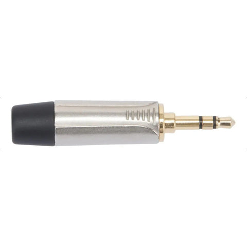 Conector Jack Estéreo Trs Macho 3.5mm Proel Dhj35snk Zinc Punta Dorada