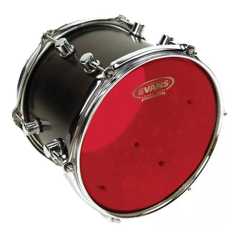 Parche Tom Golpe Hidráulico 12 Pulgadas Evans Drumheads Tt12hr Rojo