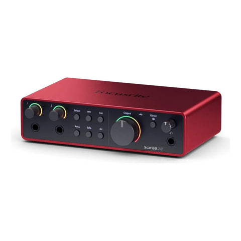 Interfaz De Audio Usb Focusrite Scarlett 2i2 4th Gen Rojo