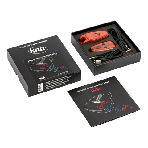 Pastilla Sistema Inalámbrico Para Inst Acústicos Kna U-wi Naranja Oscuro