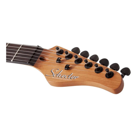 Schecter Pt Standard Telecaster Diestro Desvanecimiento Negro Estallido Burl Palo De Rosa