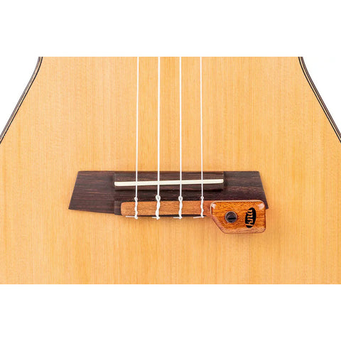 Pastilla Kna Uk-2 Para Ukelele Piezoeléctrico Con Montaje En Puente Y Control De Volumen