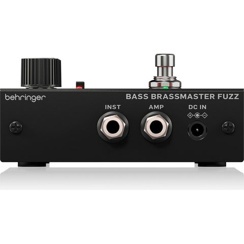 Pedal De Efectos Behringer Bass Brassmaster Fuzz Color Negro