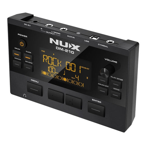 Batería Digital Electrónica De 8 Piezas Nux Dm-210 Prism Crush Black
