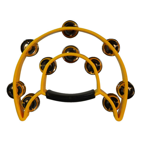 Pandero Forma De Media Luna Color Amarillo New Beat 818 Amarillo