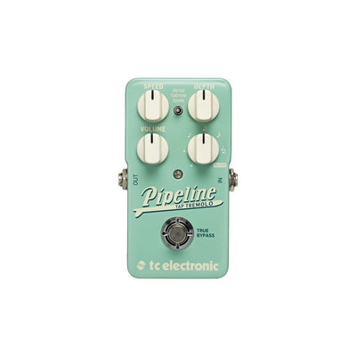 Pedal Tremolo P/guitarra, Tc Electronic Pipeline Tap Tremolo Color Azul Claro