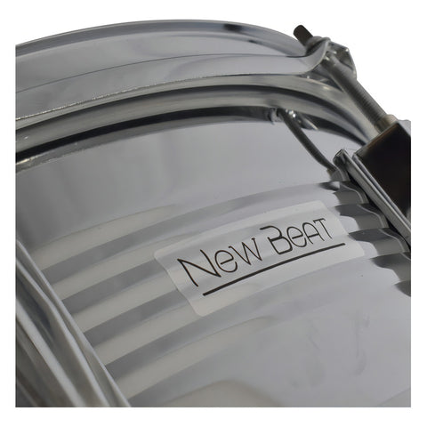 New Beat Nb-sk1455bp Tarola 14 Pulgadas Funda Base Practica Color Del Casco Plateado