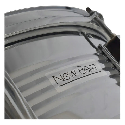 New Beat Nb-sk1455bp Tarola 14 Pulgadas Funda Base Practica Color Del Casco Plateado