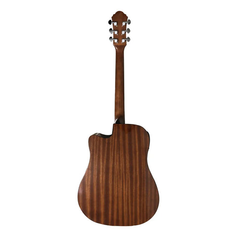 La Sevillana Tx-200ceq Tsb Guitarra Electroacústica Texana Color Sombreado Orientación De La Mano Diestro